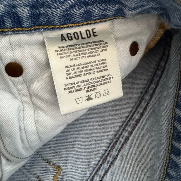 AGOLDE Cut Off Shorts Size 26 Style # A026-811 - Picture 7 of 9